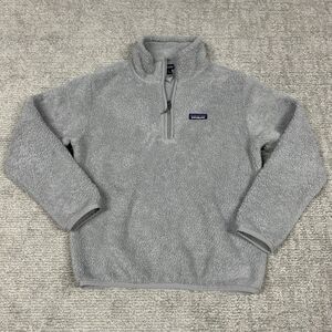Patagonia Los Gatos Fleece Womens Small Pullover 1/4 Quarter Zip Pullover Gray